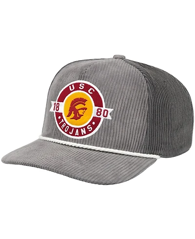 Colosseum Men's Gray Usc Trojans Where's My Hat Podium Adjustable Trucker Hat