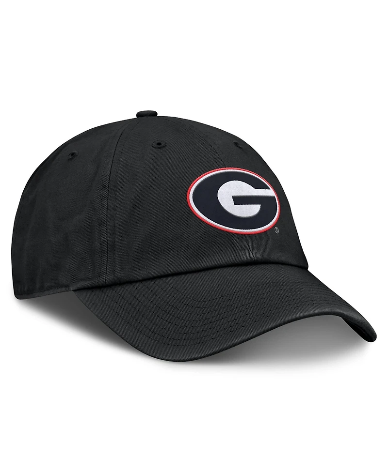 Nike Men's Black Georgia Bulldogs Club Dri-fit Adjustable Hat