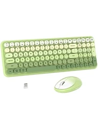 Lofree Retro Typewriter Style Wireless Keyboard Mouse Combo Clicky Feel 2.4ghz