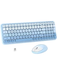 Lofree Retro Typewriter Style Wireless Clicky Keyboard and Mouse Combo, Compatible with Windows macOS