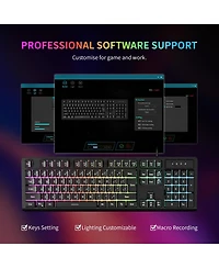 Lofree Wired Anti-Ghosting Rgb Backlighting Gaming Keyboard and Mouse Combo