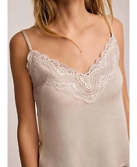 Mint Velvet Women's Lace Detail Camisole Top