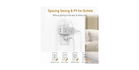 Tessan Wall Outlet Extender with 1875W, 1.18 inches for Home, Office and Travel