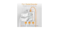 Tessan Wall Outlet Extender with 4 Outlet, 2 Usb C, 22V for Home, Office and Travel