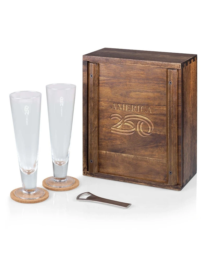 Legacy America250 Pilsner Beer Glass Gift Set