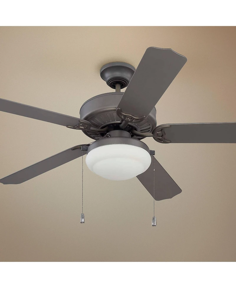 52" Craftmade Enduro Espresso Led Outdoor Pull Chain Ceiling Fan
