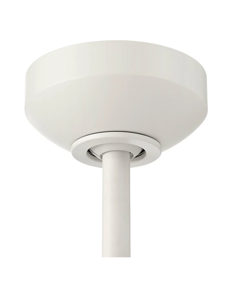 60" Casa Vieja Aero Matte White Led Ceiling Fan with Remote