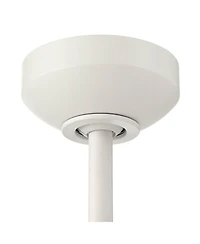 60" Casa Vieja Aero Matte White Led Ceiling Fan with Remote