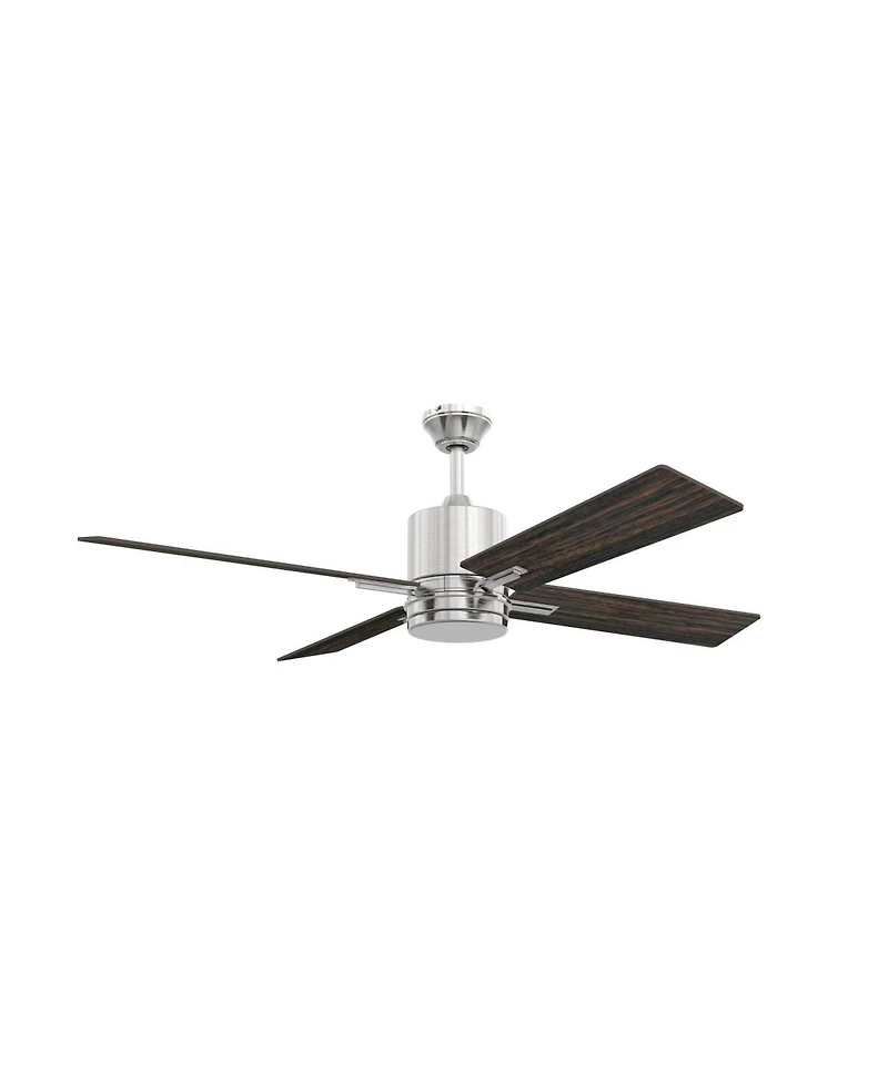 52" Craftmade Teana Brushed Polished Nickel Led Fan with Wall Control