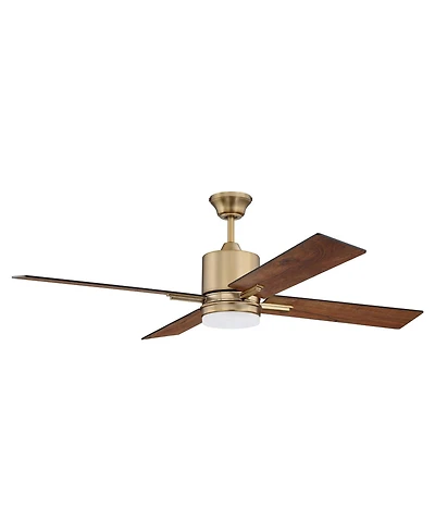 52" Craftmade Teana Satin Brass Led Indoor Ceiling Fan Wall Control