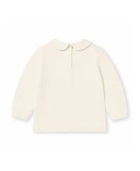 Florence Eiseman Toddler Girls Ivory Long Sleeve Blouse 2T-4T