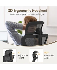 Sugift Ergonomic Mesh Office Chair with Adjustable Lumbar Support