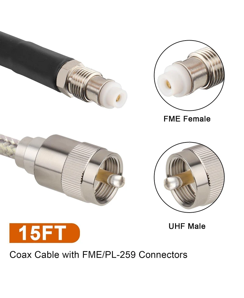 Lofree RG8X Double Shielded Outdoor Coaxial Cable 10 ft.