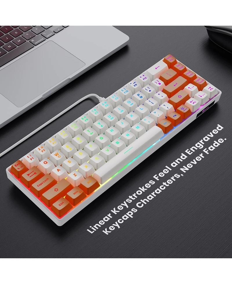 Lofree 65% Ultra Compact Wired Led Backlit Gaming Keyboard