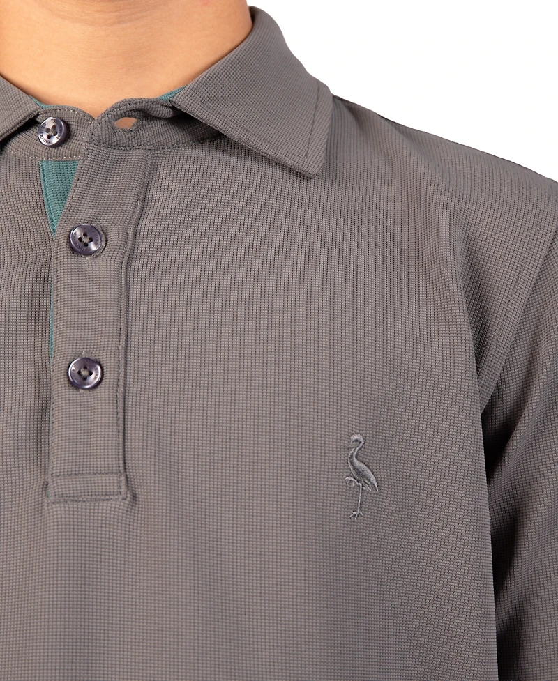 TailorByrd Micro Grid ( 8 to 18 -20 )Textured Performance Polo