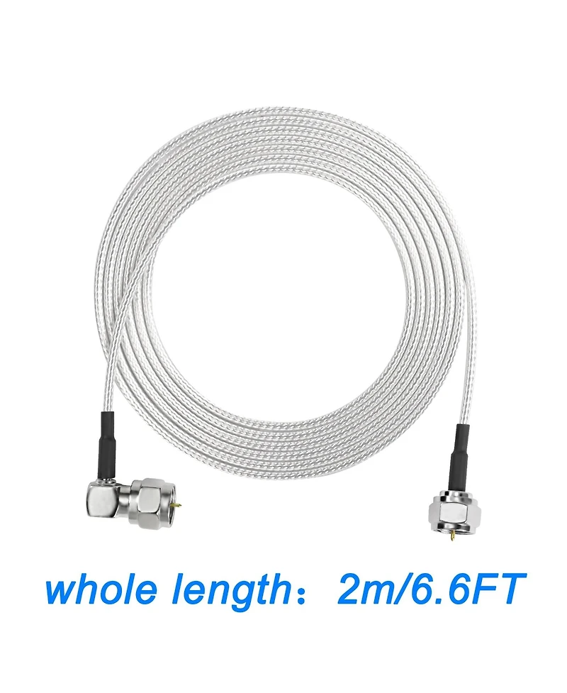 Lofree Right-Angle F-Type 75 Ohm Coaxial Cable