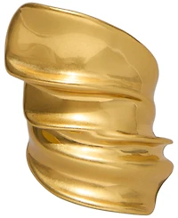 Donna Karan New York Gold-Plated Folded Metal Statement Ring