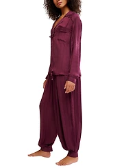 Free People Women's Let's Sleep Pajama Set