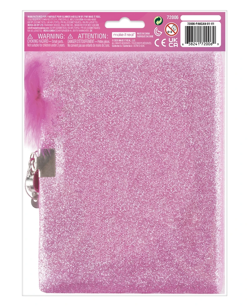 Make It Real Born To Sparkle Glitter Journal, Ages 6+