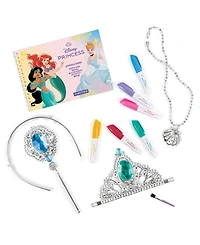 Make It Real Doodle Gems Disney Princess-Inspired Book and Royal Accessories Activity, Ages 6+