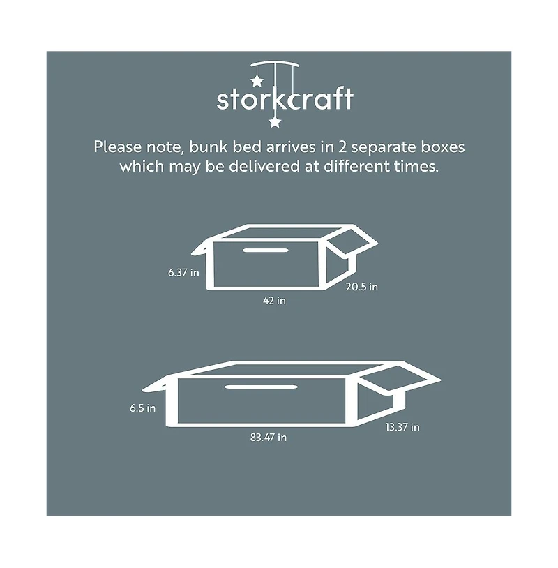 Storkcraft Caribou Twin-over-Twin Bunk Bed