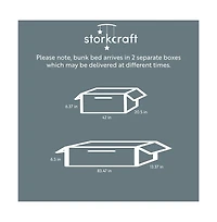 Storkcraft Caribou Twin-over-Twin Bunk Bed