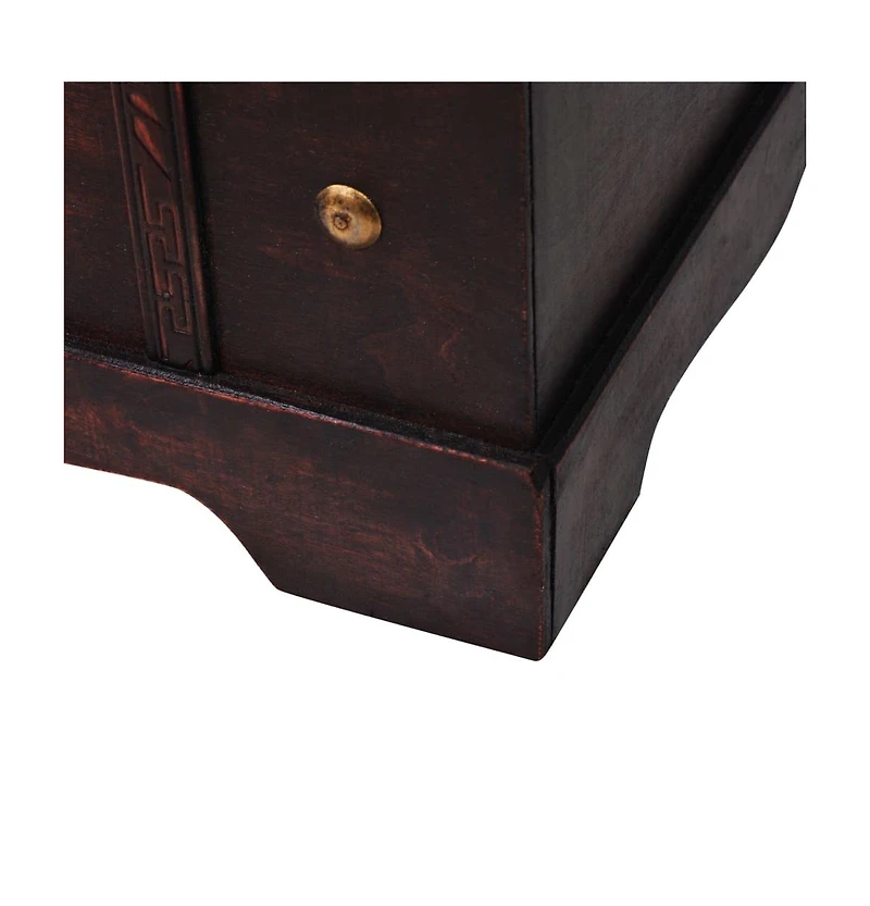 vidaXL Vintage Treasure Chest Wood 26.0x15.0x15.7