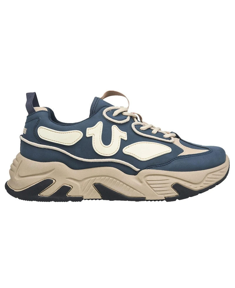 True Religion Men's Jeremiah Horseshoe Logo Chunky Sneaker