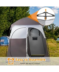 Piscifun Pop Up 2 Room Shower Tent Portable Changing Camping Shelter With Carrying Bag Easy Setup
