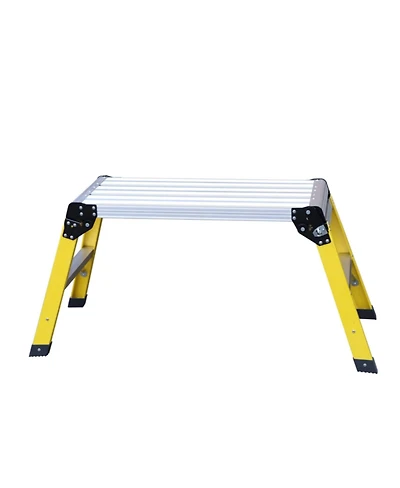 Streamdale Furniture Aluminum Step Ladder Heavy Duty Foldable Aluminum Platform 330 Lbs Capacity