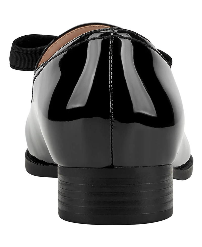 Bandolino Women's Londyna Bow Block Heel Dress Loafers