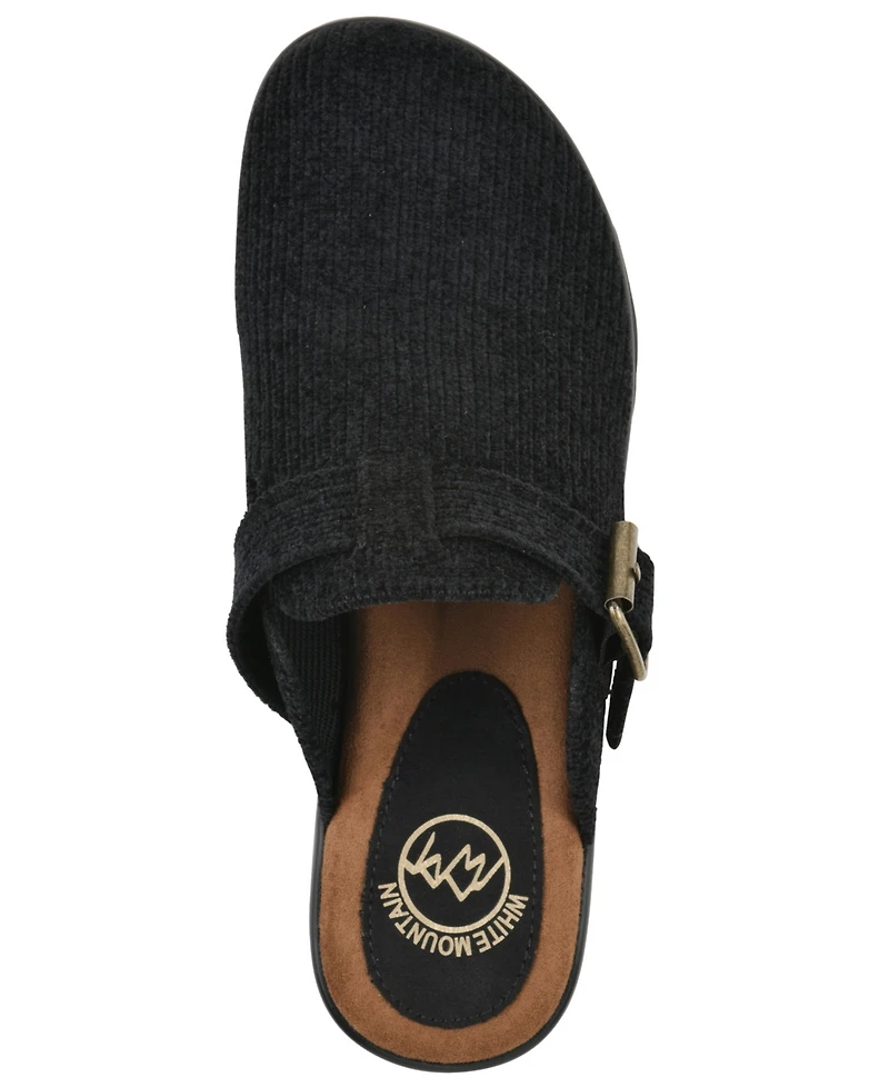 White Mountain Women's Vias Slip-On Mule Clogs