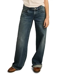 Lucky Brand Women's Sweet Mid Rise Wide-Leg Jeans
