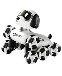 Contixo Rc6 NeoPaw 8-Wheel Led RC Robot Dog with Sounds