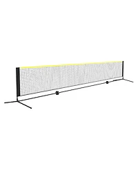 Hongge 20 ft Adjustable Multi-Sport Net Set for Badminton Pickleball and Tennis with Rackets and Shuttlecocks