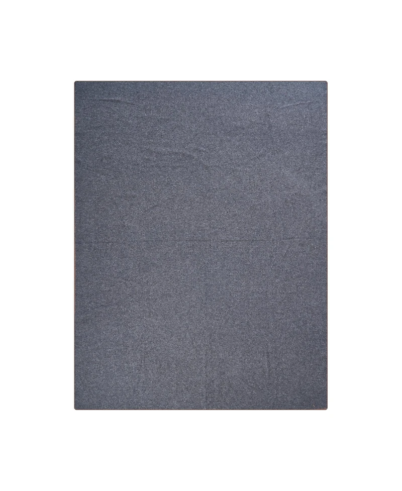 Hongge Warm Wool Blend Stadium Camping Blanket 64 x 88 inches Flame Retardant for Hiking and Travel