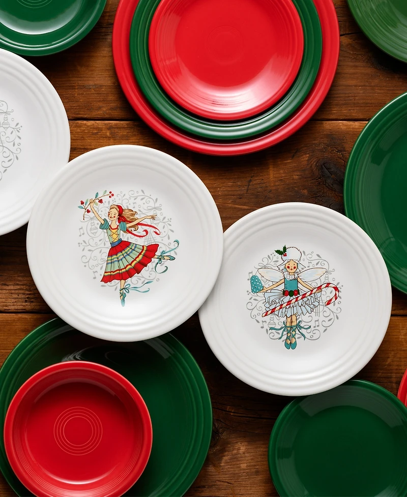 Fiesta Nutcracker the Sugar Plum Fairy Classic Rim Luncheon Plate, 4th & Final in the Series