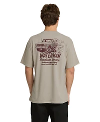 Quiksilver Waterman Men's Regular-Fit Crewneck T-Shirt