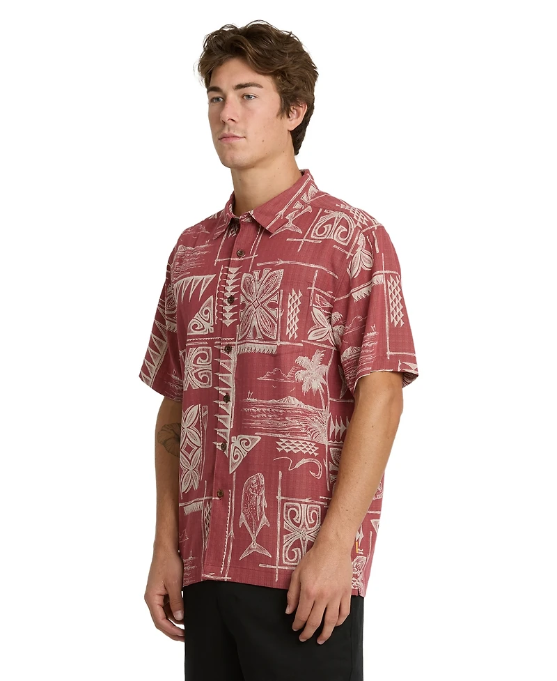 Quiksilver Waterman Men's Regular-Fit Print Shirt