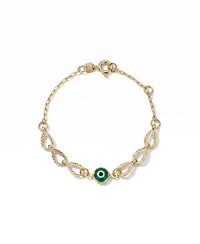 The M Jewelers Evil Eye Bracelet, 6"