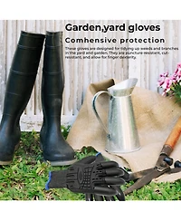 Xdovet Garden Gloves With Claws For Digging Planting Yard Work