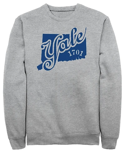 Fifth Sun Men's Disney Pixar Yale 1701 Logo Graphic Crewneck Sweatshirt