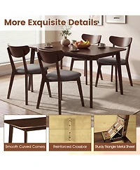 Mecale 47-Inch Rectangular Dining Table for 4-6