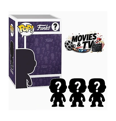 Funko Pop! Movies and Television Blind Box Vinyl Figures, 3-Pack, Ages 4+
