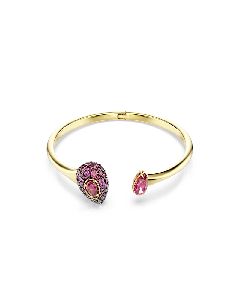 Swarovski Gold-Tone Plated Red Crystal Bracelet