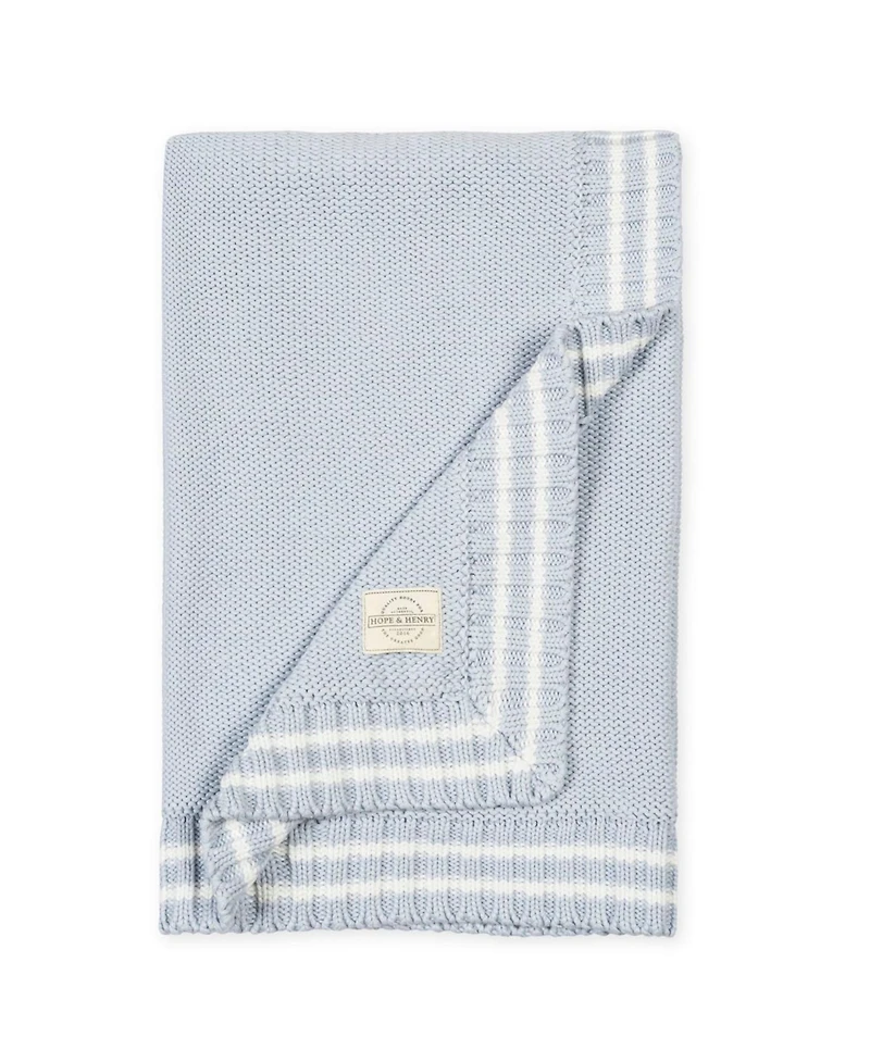 Hope & Henry Hope and Henry Baby Baby Organic Cable Knit Baby Blanket