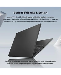 Lenovo V-Series V15 Business Laptop, 15.6" Fhd, Intel N-Series N150, Intel Graphics, 32GB DDR5, 2TB Ssd, Wi-Fi 6, Win11 Pro, Black