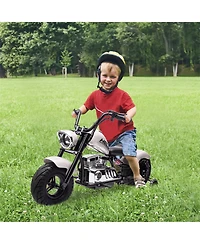 50-Inch Kids Electric Ride On Motorcycle, 36V 350W Brushless Motor, 22 Mph Max Speed, Outdoor Riding Toy for Boys and Girls, White, Ages 8-12