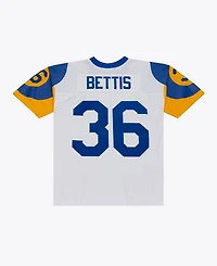 Mitchell & Ness Men's Jerome Bettis White Los Angeles Rams Retired Legacy Replica Player Jersey
