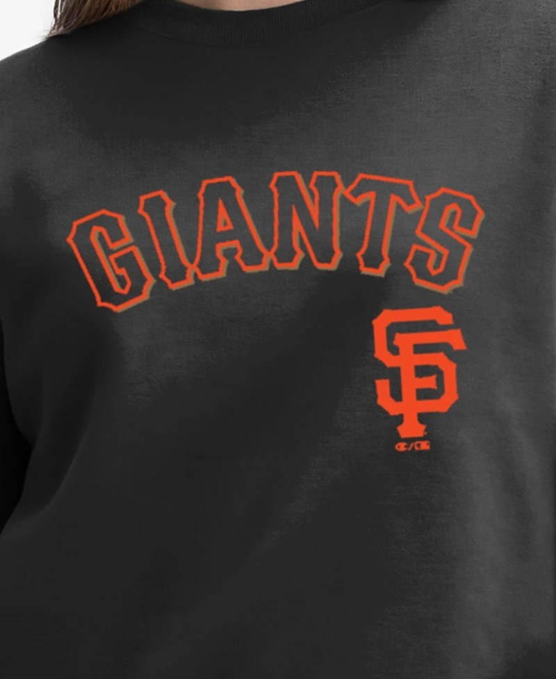 Champion Women's San Francisco Giants All-Star Midweight Screen-Print Graphics Sweatshirt